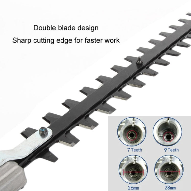 High Branch Shears Hedge Work Trimmer Tall Tree Pruning Tool, 26x9 Teeth Regular, 28x9 Teeth Regular, 26x7 Teeth Regular, 28x7 Teeth Regular, 26x9 Teeth Longer Model, 28x9 Teeth Longer Model