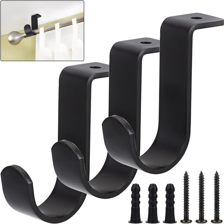 Curtain Roman Rod Top Installation Bracket Curtain Mounting Base Trays Accessories