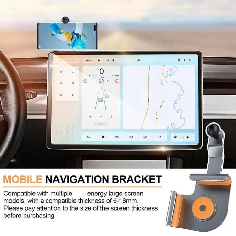 Car Screen Phone Holder Base For Tesla Model 3 And Other Models, Base + Magnetic Stand
