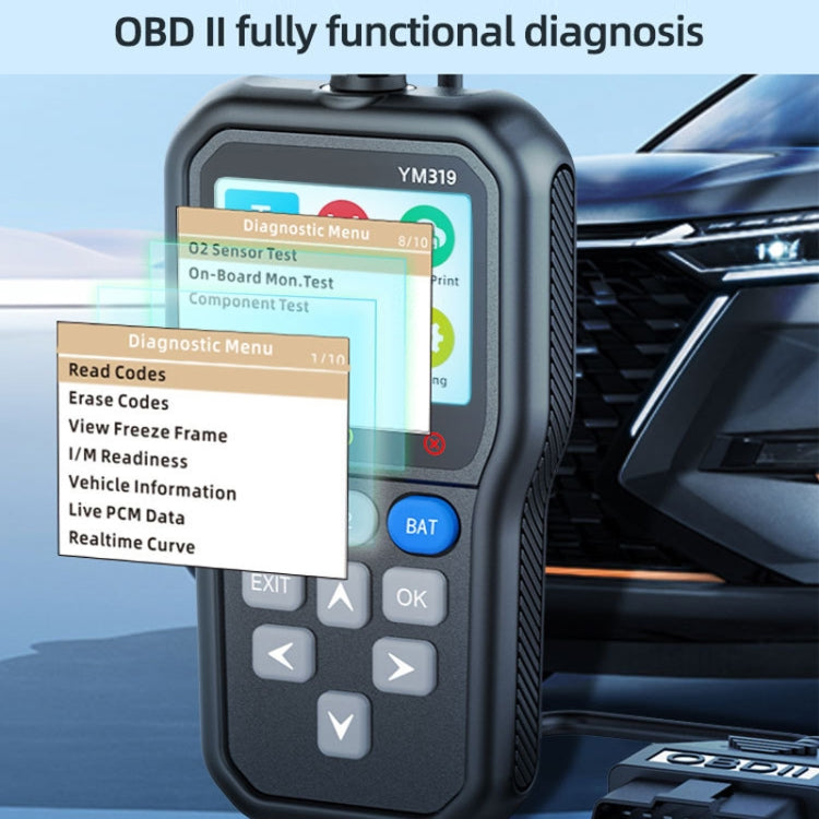OBD Automobile Engine Battery Voltage Life Detector, YM319