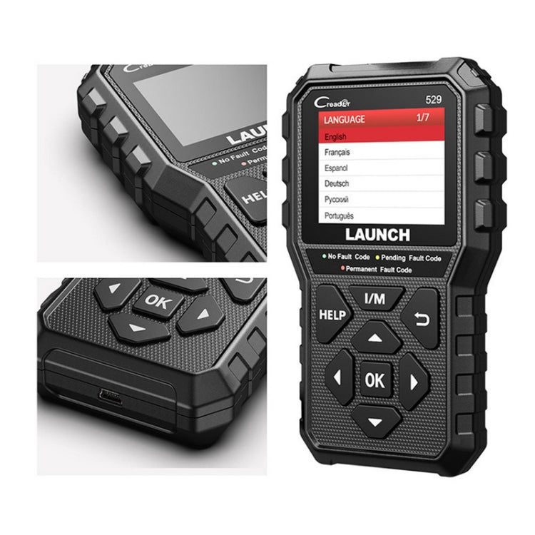 Launch Creader CR529 OBD2 Car Engine Fault Tester Code Scanner