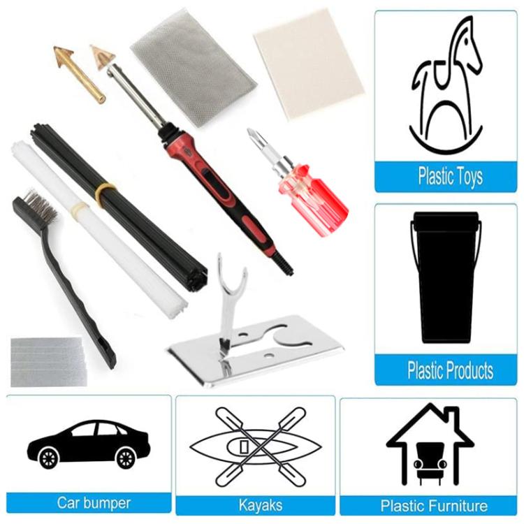 53pcs /Set Plastic Parts Repair Tool Car Bumper Restorating Kit Set, US Plug, EU Plug, AU Plug, UK Plug