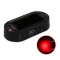 Car Solar Analog Anti-theft Device LED Warning Light, Black Shell Red Light, Black Shell Blue Light
