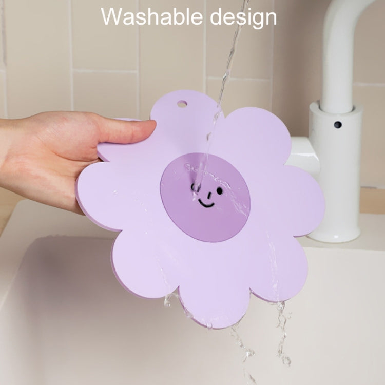 Sunflower Cute PVC Heat Insulation Mat Household High Temperature Resistant Table Pad, Yellow Small, Purple Small, Brown Small, Yellow Medium, Purple Medium, Brown Medium, Yellow Large, Purple Large, Brown Large