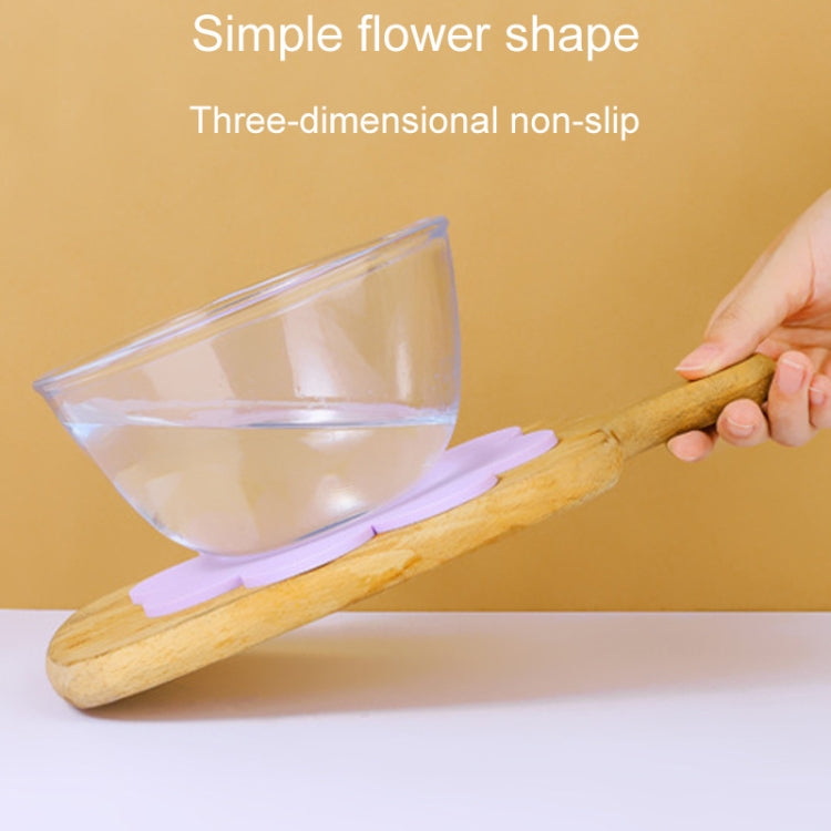 Sunflower Cute PVC Heat Insulation Mat Household High Temperature Resistant Table Pad, Yellow Small, Purple Small, Brown Small, Yellow Medium, Purple Medium, Brown Medium, Yellow Large, Purple Large, Brown Large