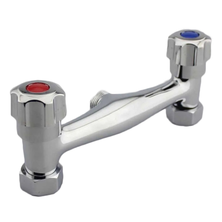 In-wall Dual Control Hot And Cold Water Faucet Bathroom Mixer Valve Shower Faucet, Without Parts, With Corner