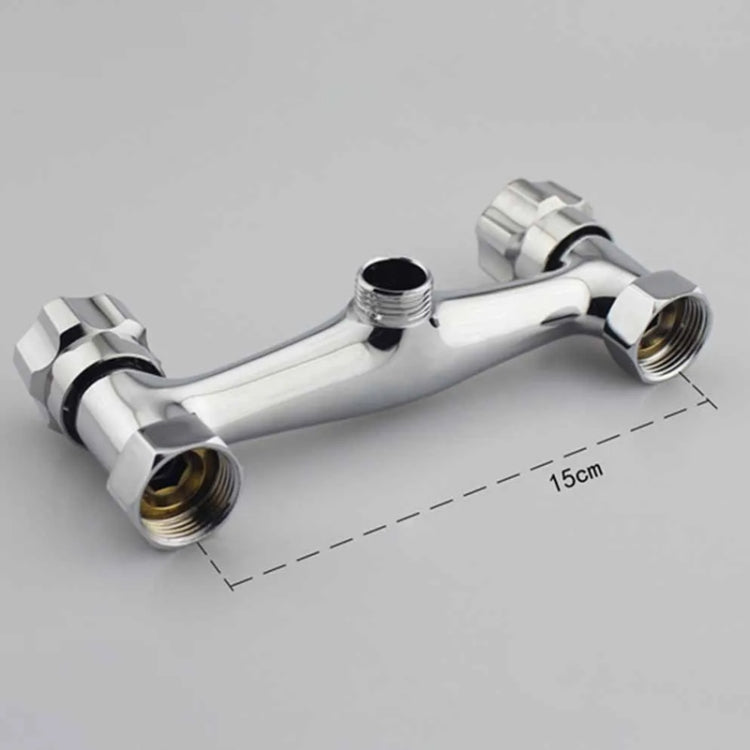 In-wall Dual Control Hot And Cold Water Faucet Bathroom Mixer Valve Shower Faucet, Without Parts, With Corner