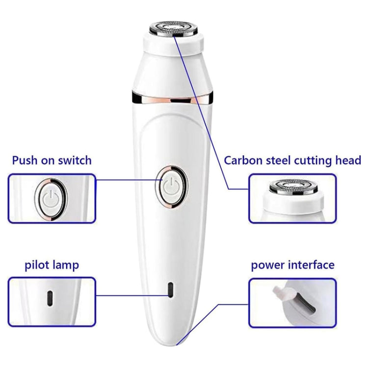 7 In 1 Multifunction Women Shaver USB Charging Epilator Eyebrow Trimmer
