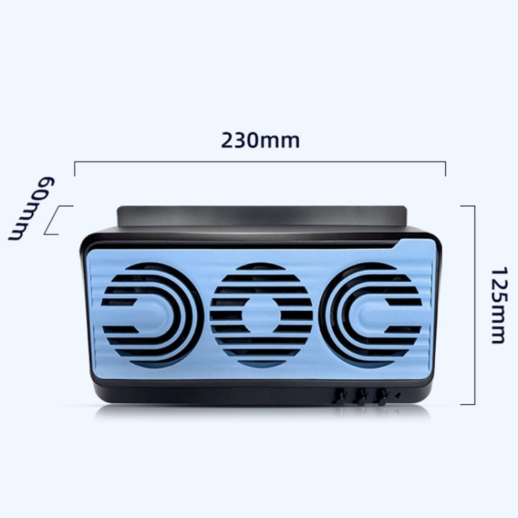 Solar Car Exhaust Fan Air Circulation Cooling Ventilation Fan