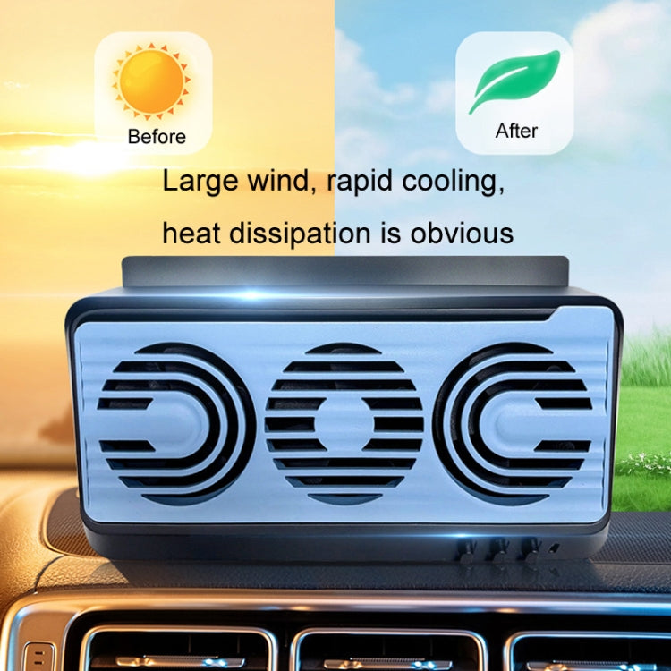 Solar Car Exhaust Fan Air Circulation Cooling Ventilation Fan