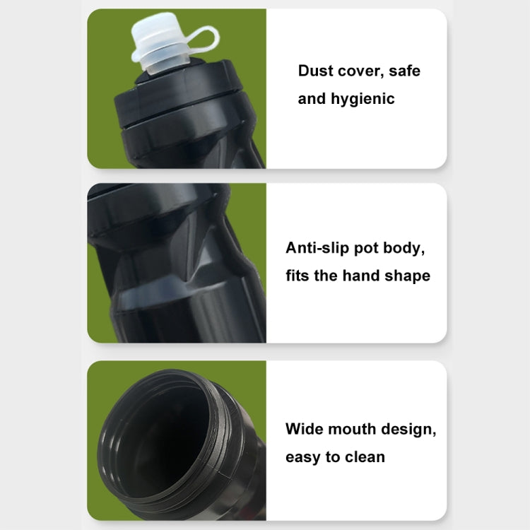 YouGuoLe 600ml PP5 Plastic Outdoor Bicycle Cycling Fitness Squeeze Water Cup