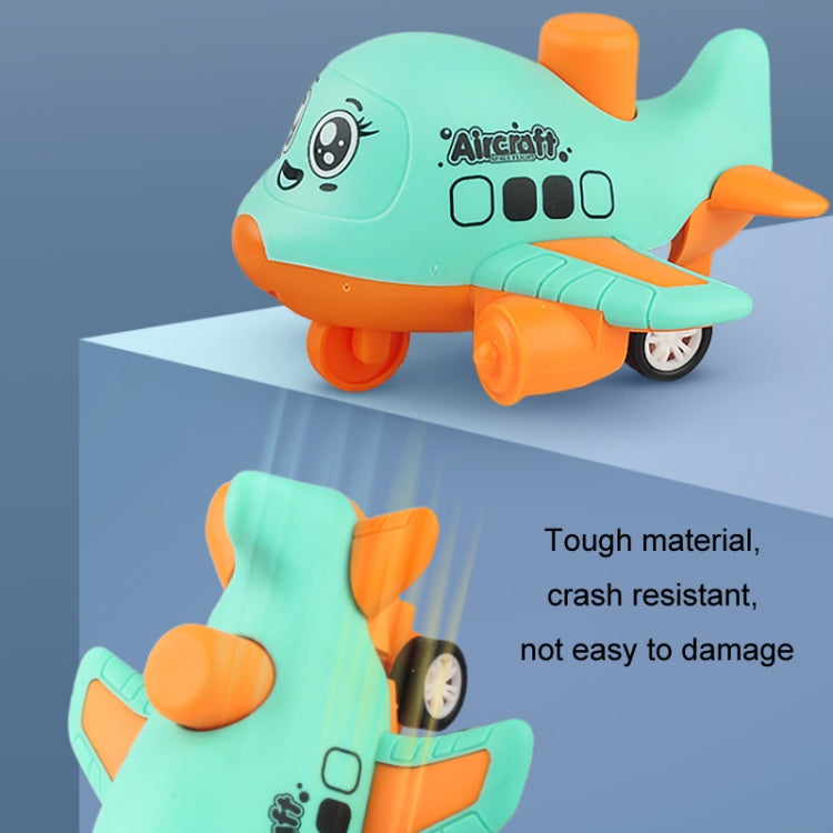 Children Toy Press Cartoon Inertia Car Baby Educational Toy Car Gift, Aircraft Purple, Aircraft Yellow, Aircraft Orange, Ship Purple, Ship Yellow, Ship Orange