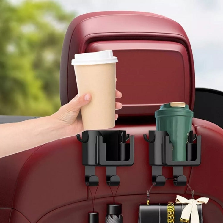 2pcs Car Multifunctional Cup Holder Storage Hook Mobile Phone Holder