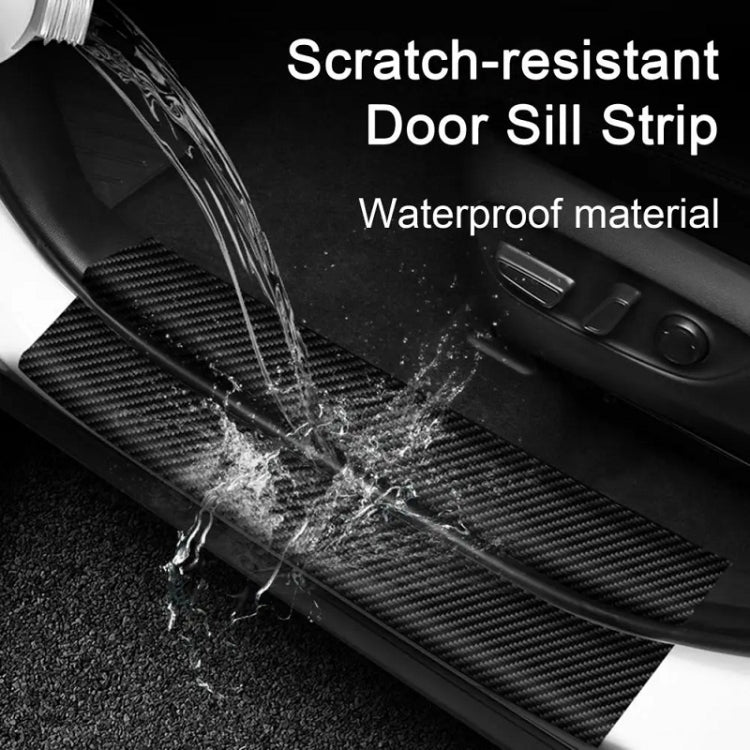 4pcs/Set Car Door Sill Strip PVC Anti-scratch Anti-dirt Protective Film