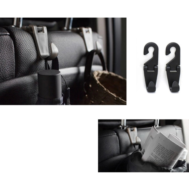 2pcs Mini Car Seat Back Plastic Hook