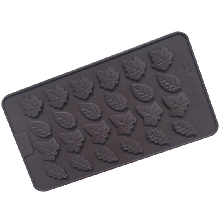 24 Grids Tree Leaf Silicone Chocolate Mould DIY Handmade Soap Mold