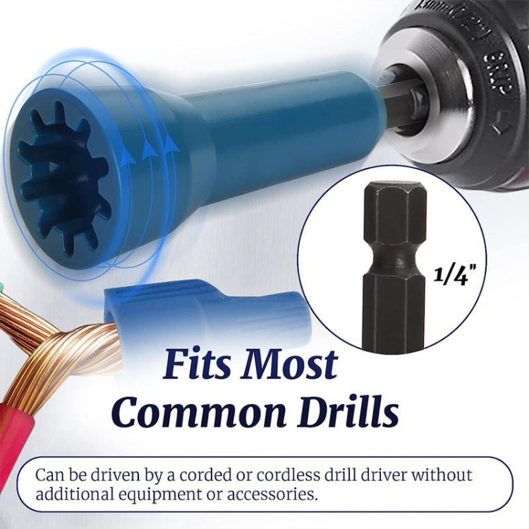 Wire Twister Wire Cap P Series Using Sleeve, Black, Red, Blue