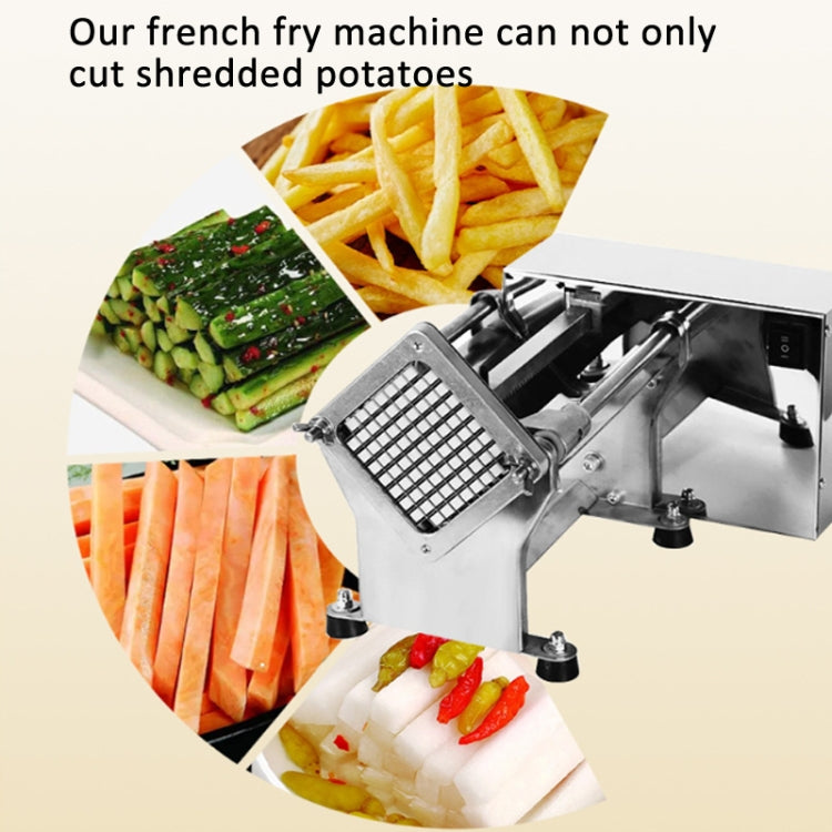 60W Commercial French Fry Cutter Electric Potato Cutter Machine With 3 Blade, US Plug, EU Plug, UK Plug, AU Plug