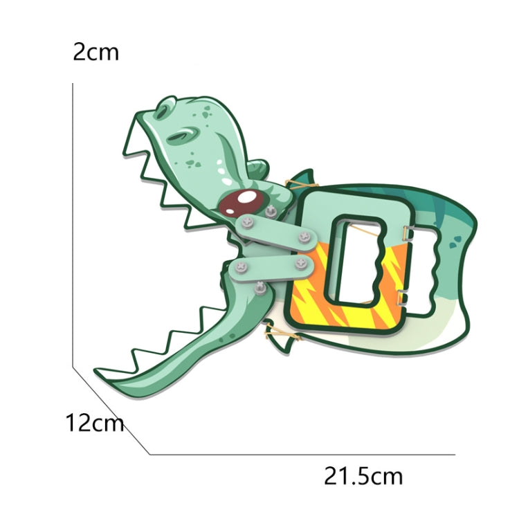 DIY Mechanical Dinosaur Children Toy Material Kit Kindergarten Teaching Aids, Dinosaur