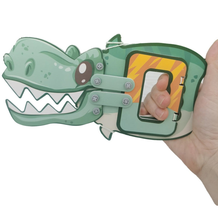 DIY Mechanical Dinosaur Children Toy Material Kit Kindergarten Teaching Aids, Dinosaur