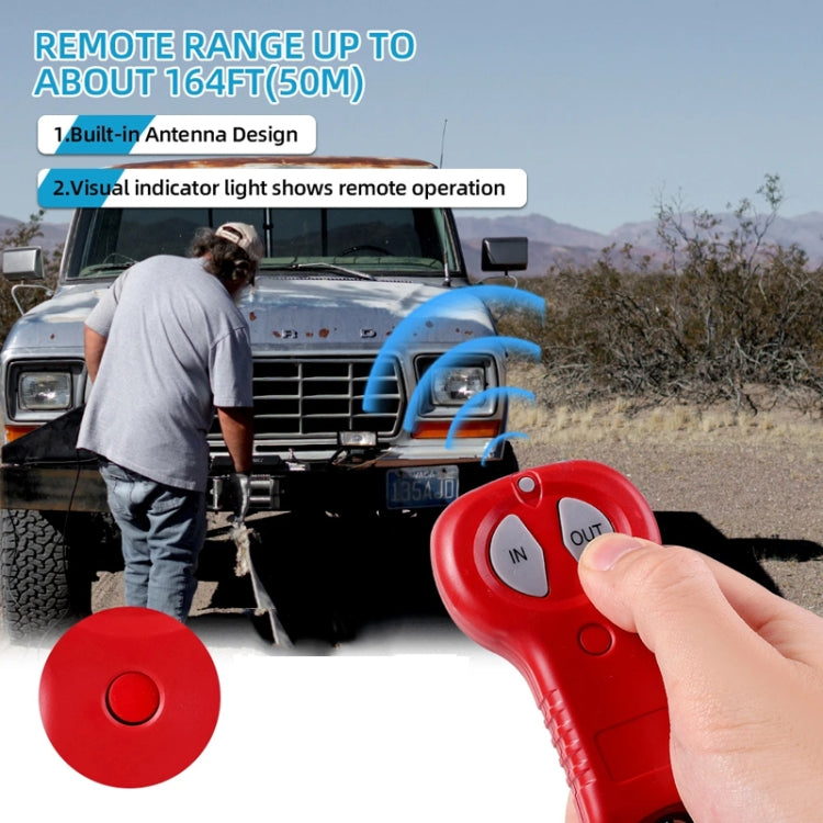 Wireless Remote Control SUV Truck Electric Winch, 213X2