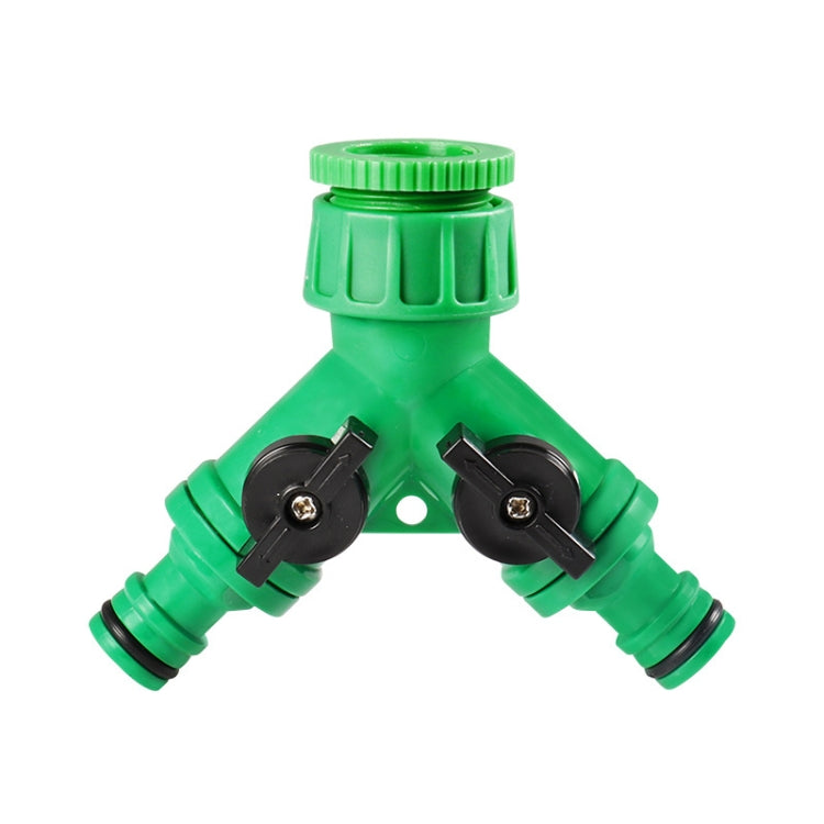 2 Way Garden Plumbing Hose Quick Connect Switch Horticultural Irrigation Faucet Ball Valve, BT918