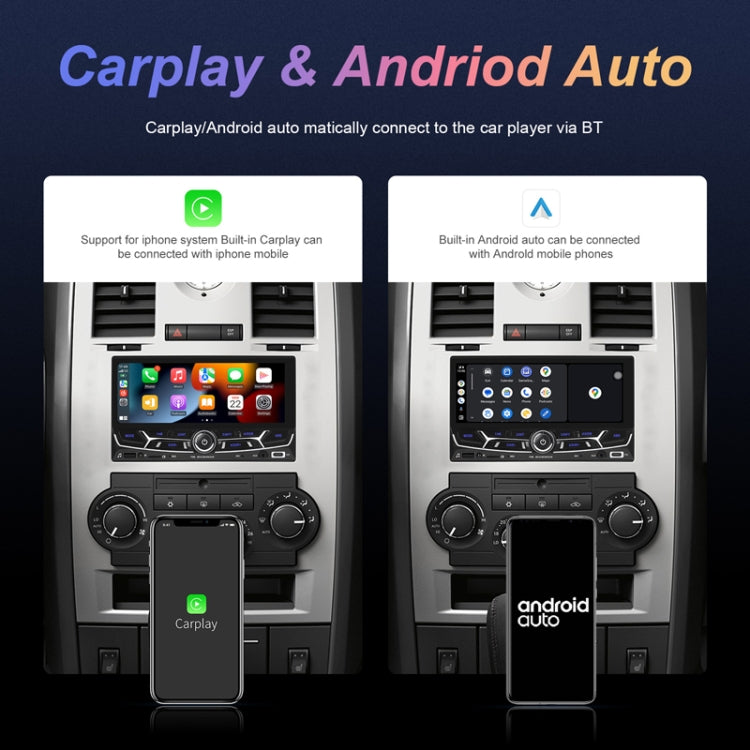 6.86inch Dual Butt Button Knob Player MP5 With Backup Camera Function / Bluetooth / CarPlay