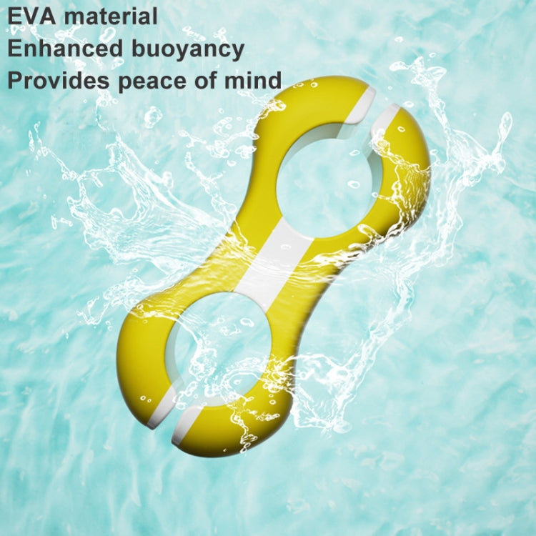 Swimming Training Clamping Legs Plate Legs Trainer Swimming Aid Plate, Bright Yellow Children Below 55kg, Blue Children Below 55kg, Orange Children Below 55kg