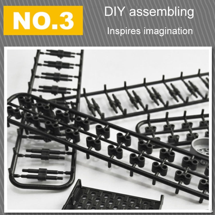 Stereoscopic Metal Assembly Tank Model Ornament Hand- Assembling Building Blocks Toys, 945pcs / Box