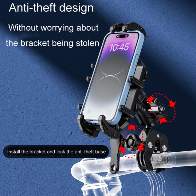 Kewig Motorcycle Octopus Holder Anti-Theft Motorcycle Cell Phone Mounts, M26-C1, M26-C2, M26-C3, M26-C4, M26-C5, M26-C6, M26-C7, M26-C8