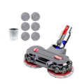Vacuum Cleaner Electric Mop Head with Detachable Water Tank and 6 Mop Pads, For Dyson V7 / V8 / V10 / V11 / V15 / G5, For Dyson V6 / DC62, For Dyson V10 Slim / V12