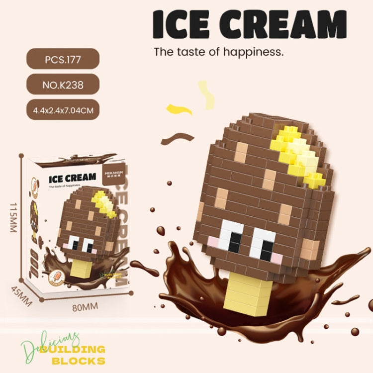 Micro-particle Ice-cream Series Childhood Jigsaw Toys Building Blocks Ornament Child Gift, Mekansm K238, Mekansm K239, Mekansm K241, Mekansm K242, Mekansm K243