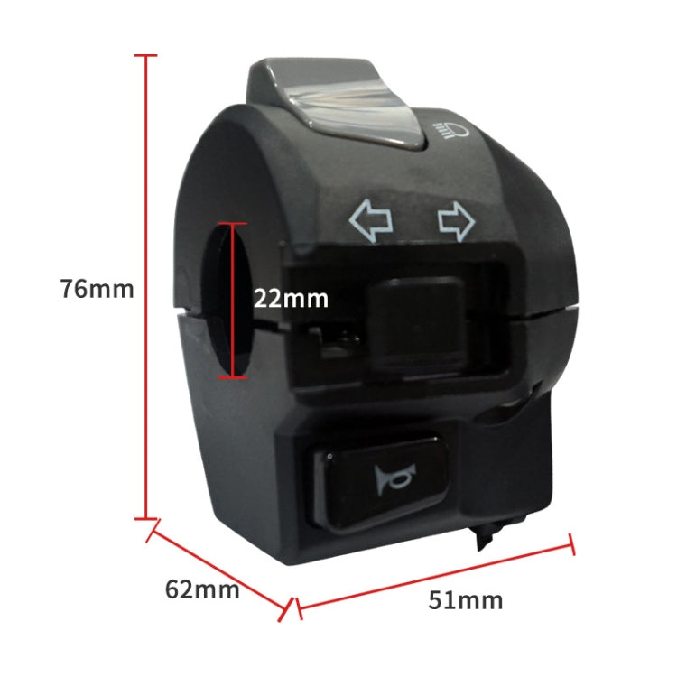 For Yamaha YBR125 Motorcycle Modification Left and Right Handlebar Switch Assembly, For Yamaha YBR125