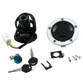 For Kawasaki ZX-6R/Z1000 Lock Ignition Fuel Tank Cap Set