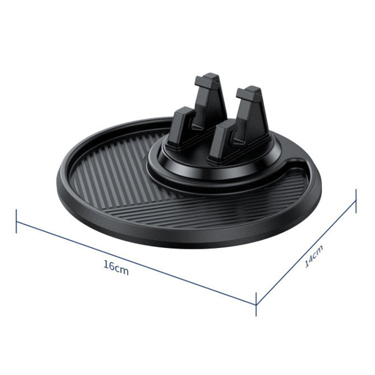 Car Dashboard Navigation Phone Holder Multifunctional Non-Slip Storage Bracket