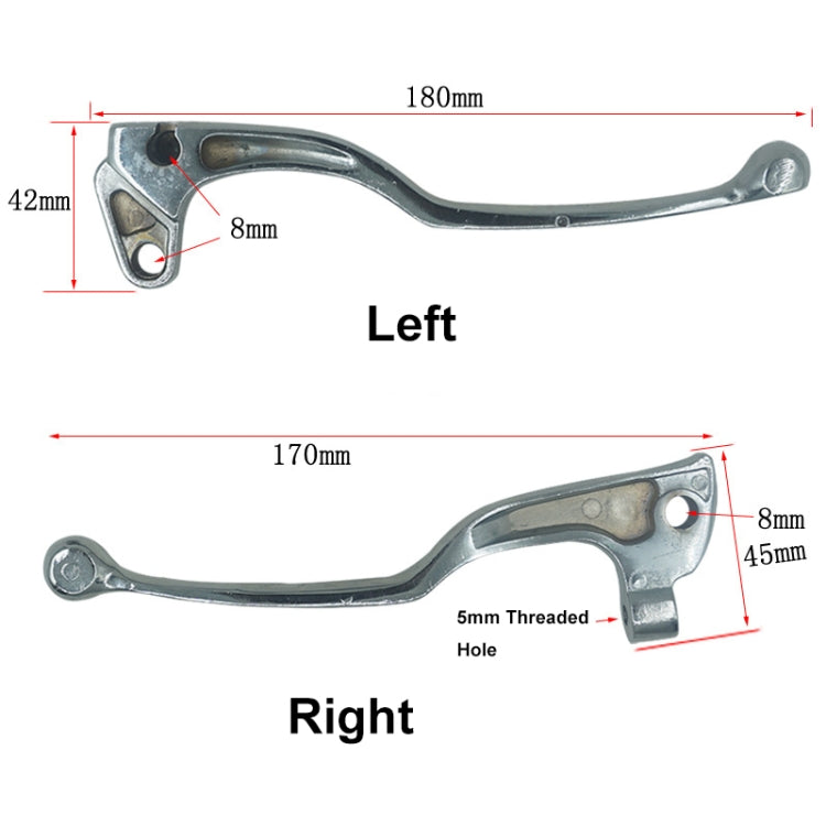 Motorcycle Brake Handle Horn Clutch Brake Assembly For Yamaha YZ / XT / TT / IT, Brake Handle