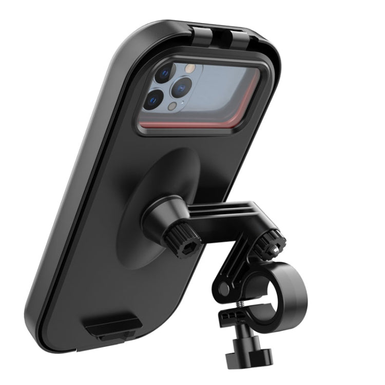 Waterproof Bicycle Cell Phone Holder 360 Rotating Riding Navigation Holder, Handlebar Stand, Handlebar