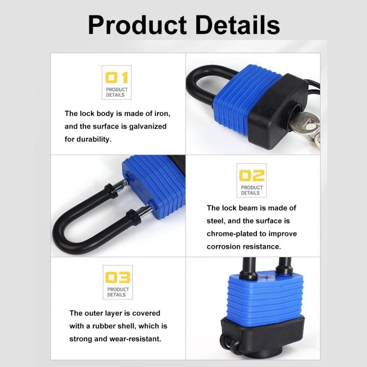 Industrial Safety Dustproof and Anti-theft Padlock Waterproof Insulation Lock, KD-LPC01, KD-LPC02