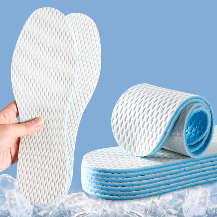 1pair Summer Thin Anti-Odor Sweat Insole Unisex Breathable Soft Shoes Insoles, 35-36, 37-38, 39-40, 41-42, 43-44, 45-46