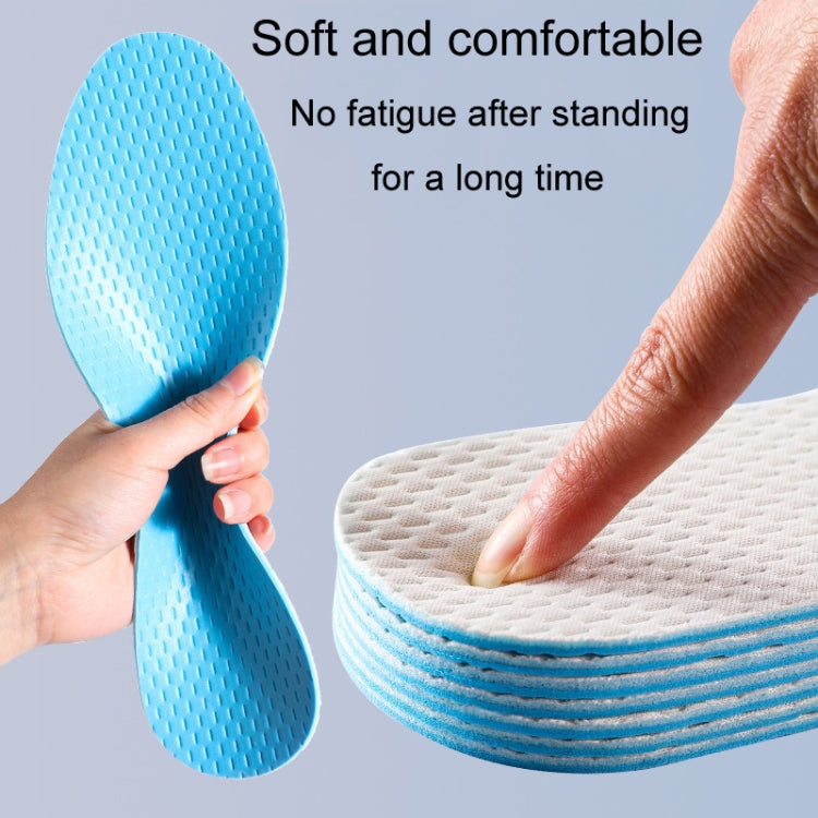 1pair Summer Thin Anti-Odor Sweat Insole Unisex Breathable Soft Shoes Insoles, 35-36, 37-38, 39-40, 41-42, 43-44, 45-46