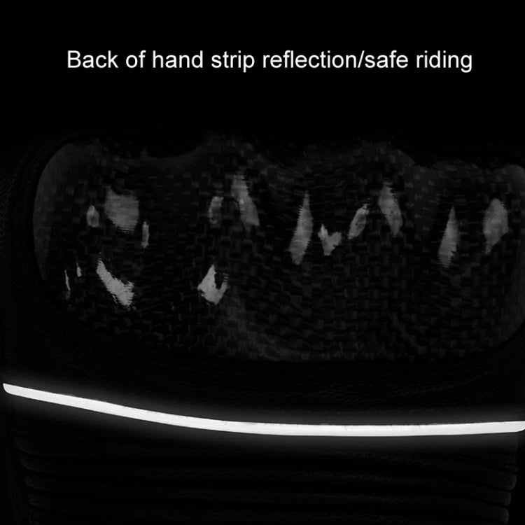 SULAITE Motorcycle Sheepskin Carbon Fiber Breathable Half-finger Riding Gloves, M, L, XL, XXL