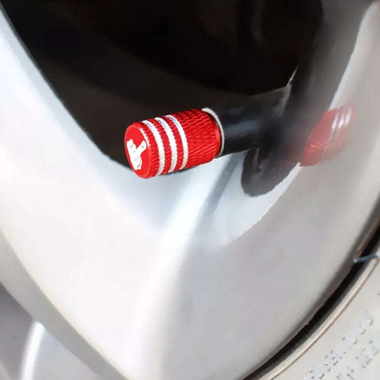 4pcs Laser Ioon Car Tire Modification Universal Valve
