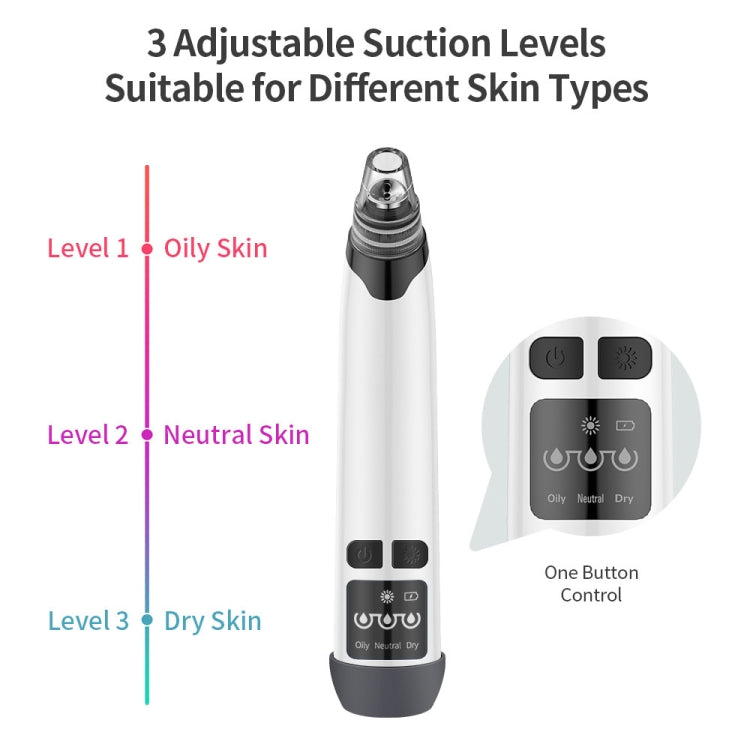 KS-X007 Electric Heating Hot Compress Pore Cleaner Home Facial Blackhead Acne Remover