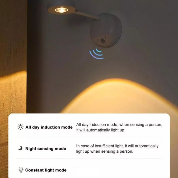 Rechargeable LED Motion Sensor Wireless Spotlight With Remote Control, 1200mAH White, 1200mAH Black, 2000mAH White, 2000mAH Black