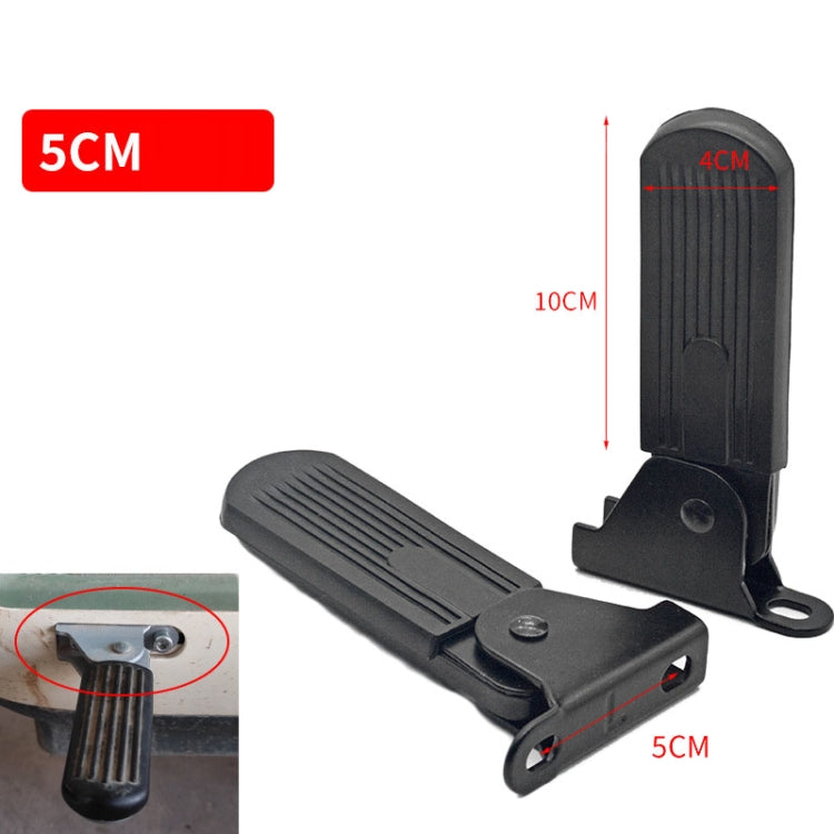 Electric Vehicle Folding Front Footrest Electric Moped Front Pedal, 5cm Iron, 7cm Iron, 5cm Nylon, 7cm Nylon