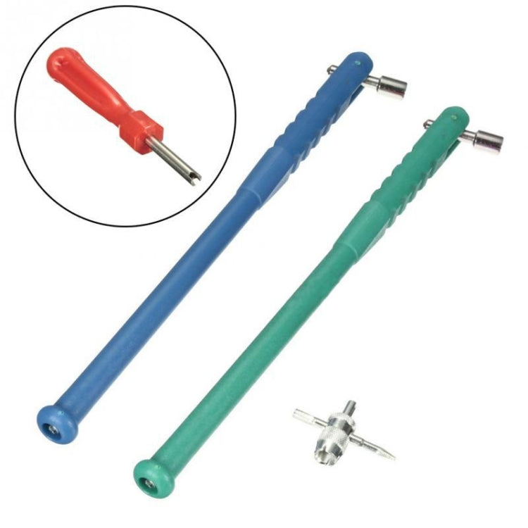 3pcs /Set Tire Valve Installation Repair Removal Wrench Tools