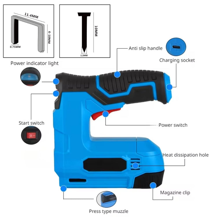 MOYI Home Portable Wireless Electric Nail Woodworking Tools