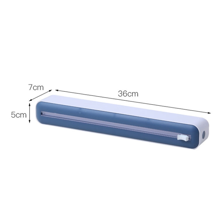 Cling Film Cutter Adjustable Storage Cutting Box, Yellow White, Blue White, Black White, Yellow White Magnetic Sticker, Blue White Magnetic Sticker, Black White Magnetic Sticker, Yellow White Magnet+Suction Cup, Blue White Magnet+Suction Cup           ...