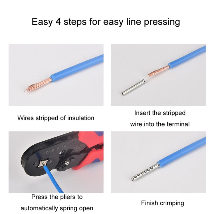 Electrical Wiring Tube Type Cold Pressed European Style Pin Set, 1900pcs /Set