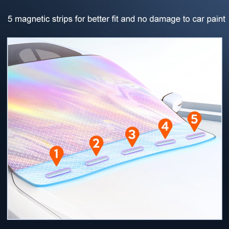 Car Laser Front Windshield Sun Protection Heat Insulation Sunshade, Small, Large